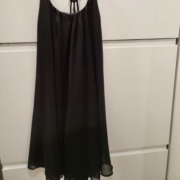 Short Black Strappy Cocktail Dress, ASOS Size 2 - Picture 6 of 10